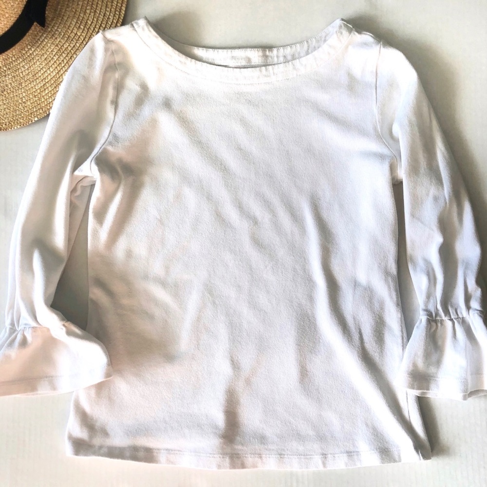 Kate Spade Broome Street white top sleeve XS